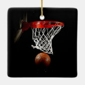 Basketball Keramisch Ornament (Achterkant)