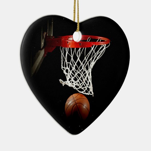 Basketball Keramisch Ornament (Rechts)
