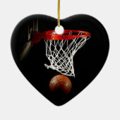 Basketball Keramisch Ornament (Achterkant)