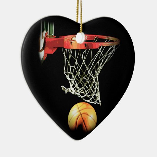 Basketball Keramisch Ornament (Rechts)