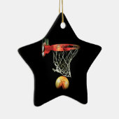 Basketball Keramisch Ornament (Rechts)