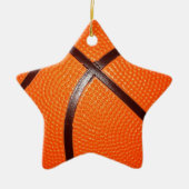 Basketball Keramisch Ornament (Voorkant)