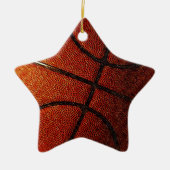 Basketball Keramisch Ornament (Voorkant)