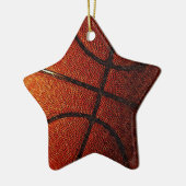 Basketball Keramisch Ornament (Links)