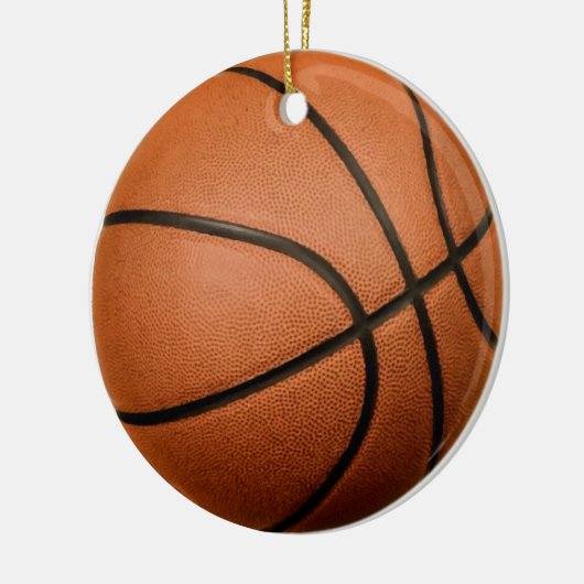 Basketball Keramisch Ornament (Links)