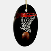 Basketball Keramisch Ornament (Rechts)