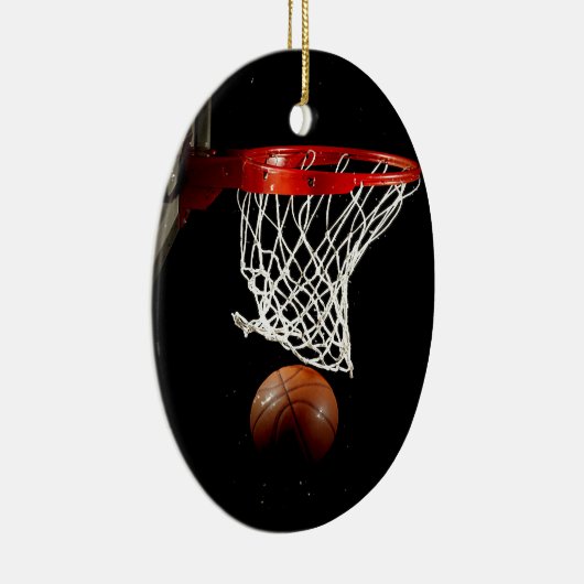 Basketball Keramisch Ornament (Rechts)