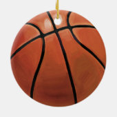 Basketball Keramisch Ornament (Achterkant)