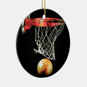 Basketball Keramisch Ornament (Rechts)