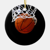 Basketball Keramisch Ornament (Voorkant)