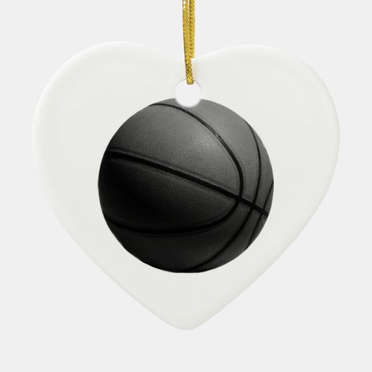 Basketball Keramisch Ornament (Voorkant)