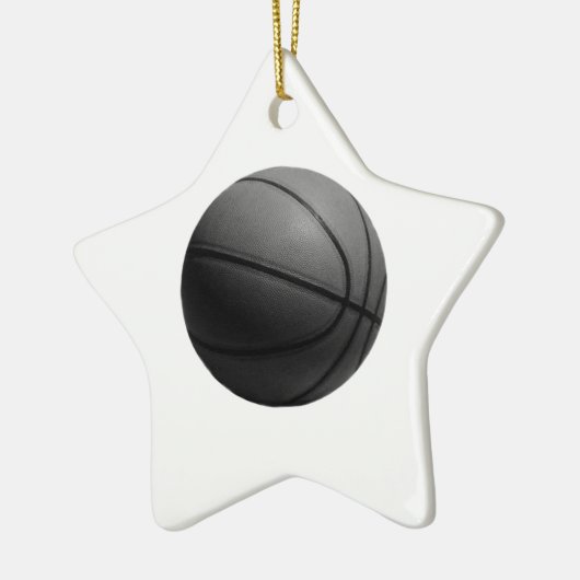 Basketball Keramisch Ornament (Links)