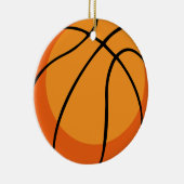 Basketball Keramisch Ornament (Rechts)