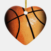 Basketball Keramisch Ornament (Voorkant)