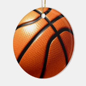 Basketball Keramisch Ornament (Links)