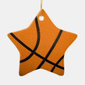 Basketball Keramisch Ornament (Voorkant)
