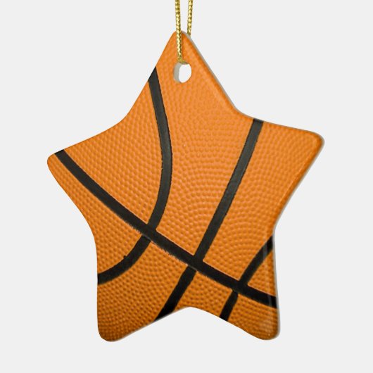 Basketball Keramisch Ornament (Links)