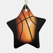 Basketball Keramisch Ornament (Links)