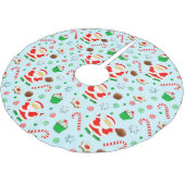 Basketball-kerstborstel Polyester Tree Skirt Kerstboom Rok (Gekanteld)