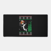 Basketball Kerstmis Bureaumat (Voorkant)