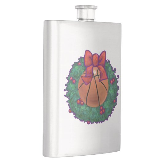 Basketball Kerstmis Heupfles (Rechts)