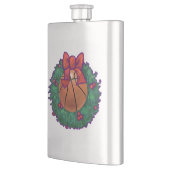 Basketball Kerstmis Heupfles (Links)