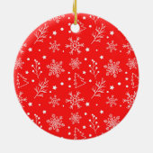 Basketball Kerstmis met kerstman voor speler Keramisch Ornament (Achterkant)