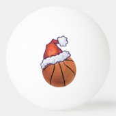 Basketball Kerstmis Pingpongbal (Voorkant)