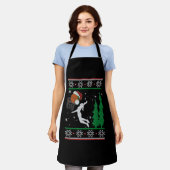 Basketball Kerstmis Schort (Gedragen)