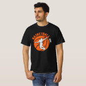 Basketball Kerstontwerp voor Basketball Lover T-shirt (Voorkant volledig)