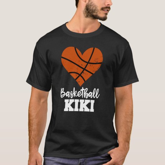 Basketball Kiki Basketball Heart Grandma Kiki T-shirt (Voorkant)