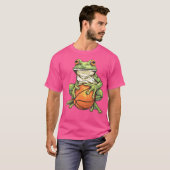 Basketball Kikker T-shirt (Voorkant volledig)