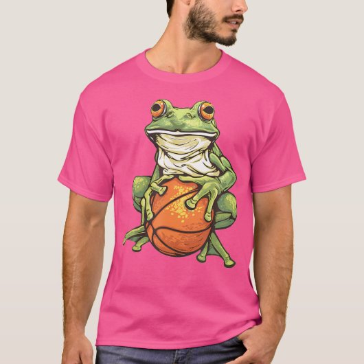 Basketball Kikker T-shirt (Voorkant)