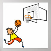 Basketball Kind Poster (Voorkant)