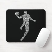 Basketball Kinder jongens Mannen Muismat (Met muis)