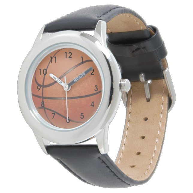 Basketball Kinder Sports Watch Horloge (Gekanteld)