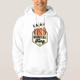 Basketball King - Crown Street-stijl ontwerp Hoodie