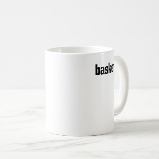 Basketball Koffiemok (Voorkant rechts)