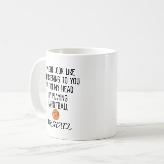 Basketball Koffiemok (Voorkant links)