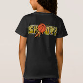 Basketball-kogel T-shirt (Achterkant)