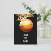 Basketball - Kunst ter illustratie van sport Briefkaart (Staand voorkant)