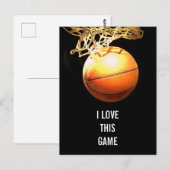 Basketball - Kunst ter illustratie van sport Briefkaart (Voorkant / Achterkant)