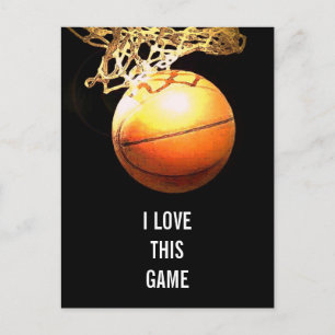Basketball - Kunst ter illustratie van sport Briefkaart