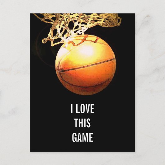 Basketball - Kunst ter illustratie van sport Briefkaart (Voorkant)