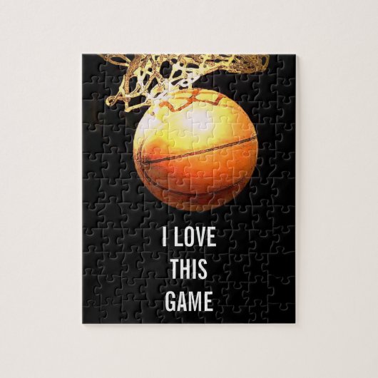 Basketball - Kunst ter illustratie van sport Legpuzzel (Verticaal)