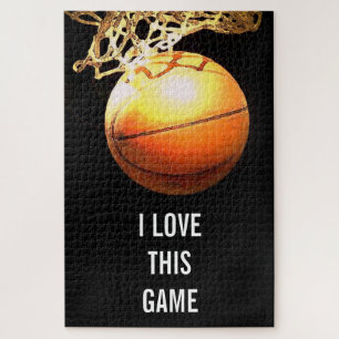 Basketball - Kunst ter illustratie van sport Legpuzzel