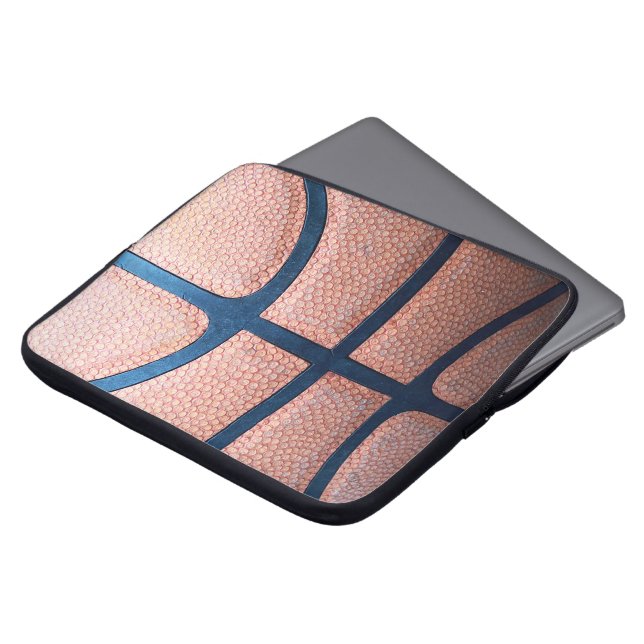 Basketball Laptop Sleeve (Voorkant top)