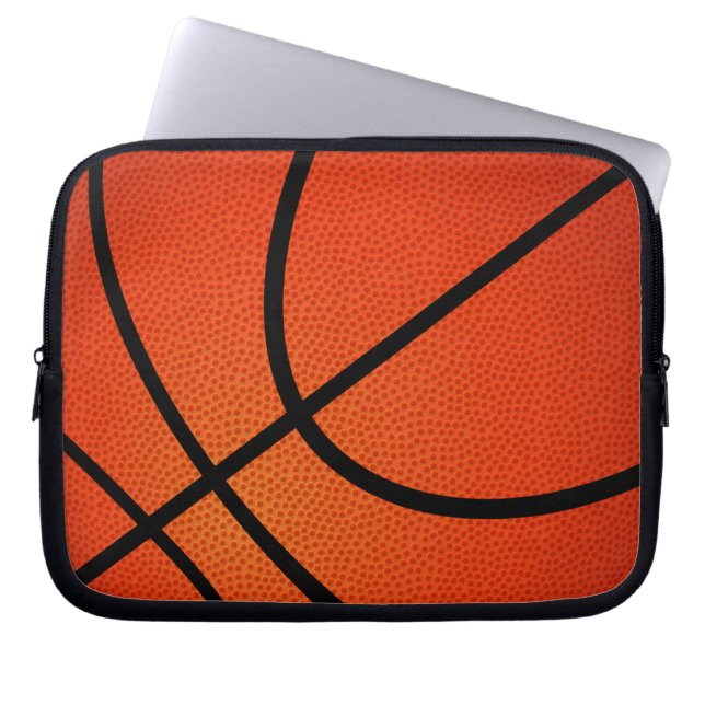 Basketball-laptophoezen Laptop Sleeve (Voorkant)