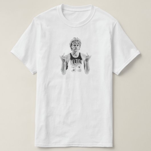 Basketball Larry Bird T-shirt  (Design voorkant)