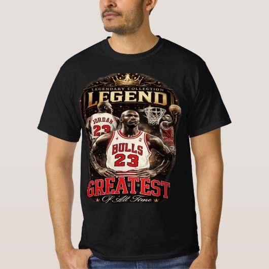 Basketball Legend 23 Graphic Men’s T-Shirt (Voorkant)